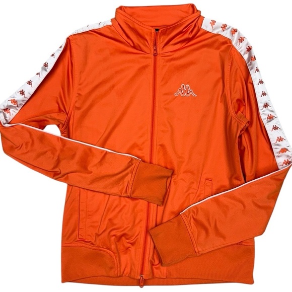 Kappa Orange Track Jacket with Logo Tape - Size M - Picture 11 of 11